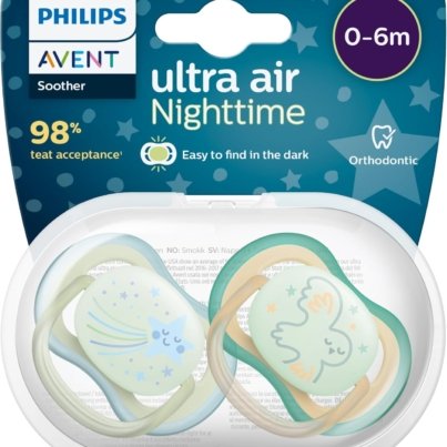Philips avent pacifier nighttime – 0-6m