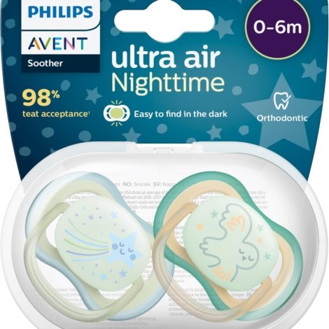 Philips avent pacifier nighttime – 0-6m